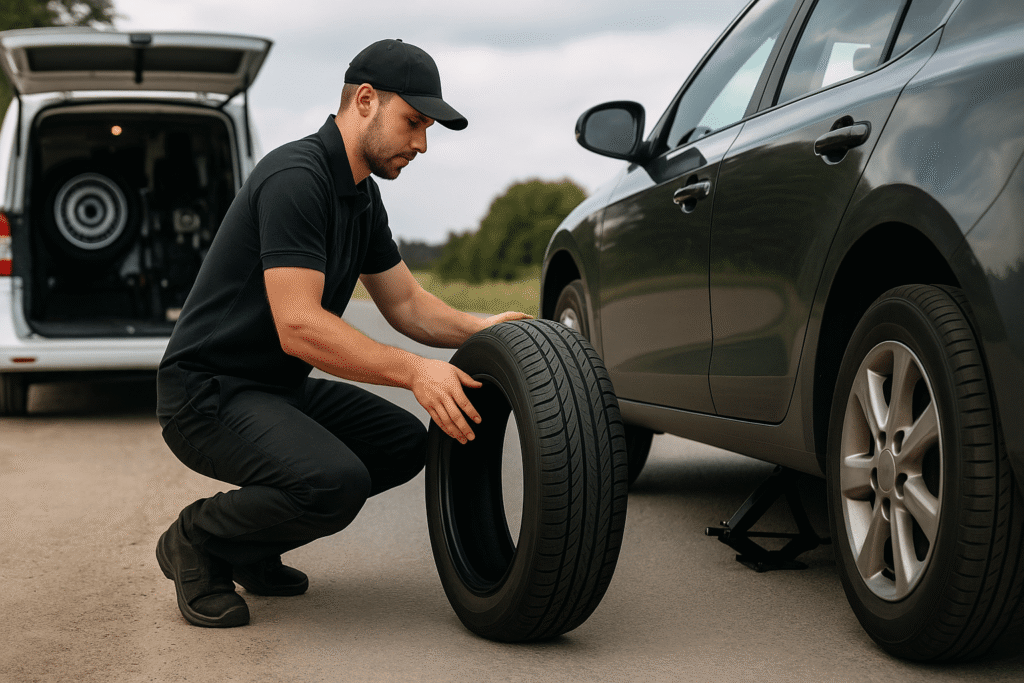 fast mobile tyre fitting BW Mobile Tyres van Sussex fast mobile tyre fitting