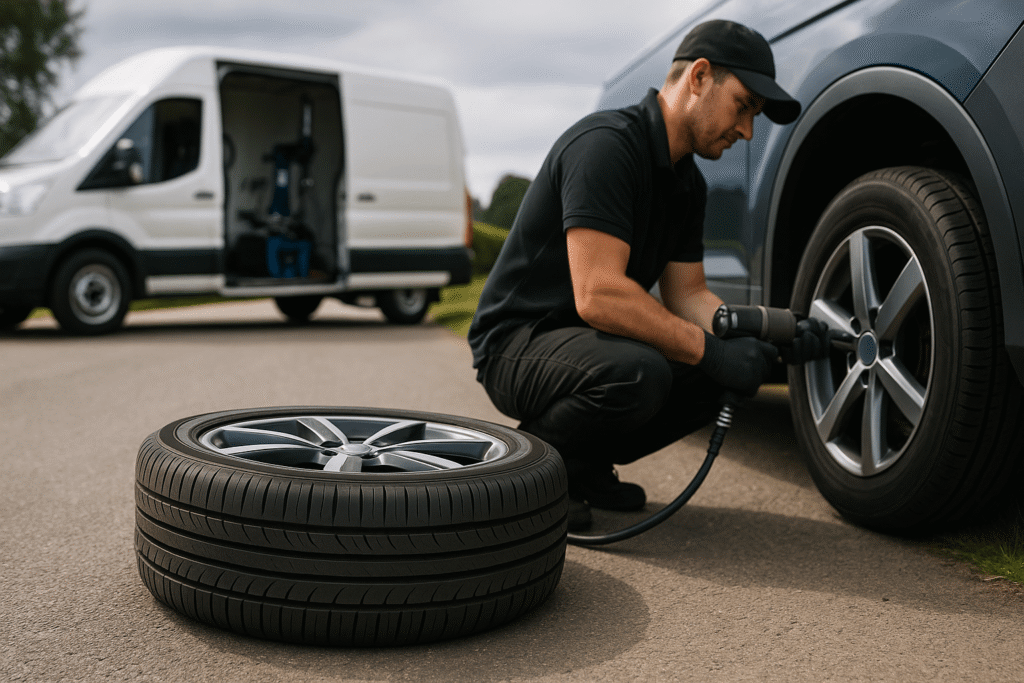 reliable mobile tyre service technician in Sussex reliable mobile tyre service